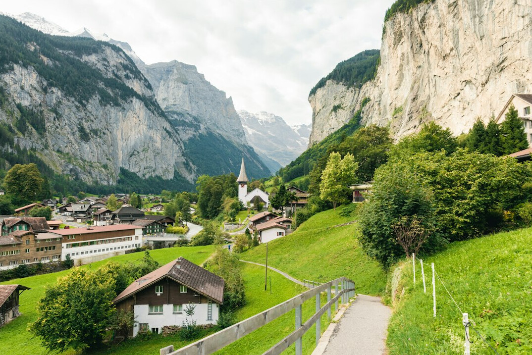 swiss valley mystery landscape