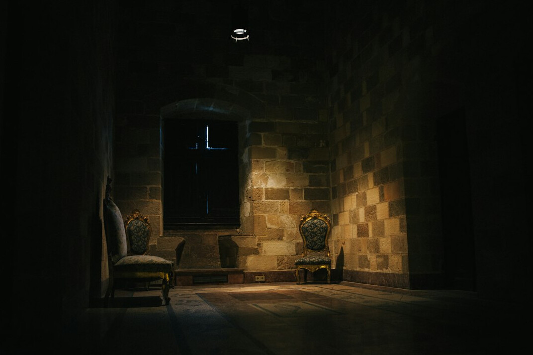 paranormal investigation inside castle